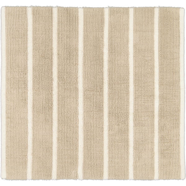 Cawö Home Badteppiche Balance Streifen 1008 - Farbe: natur - 33 - 60x60 cm