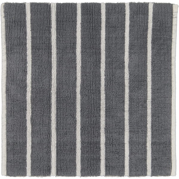 Cawö Home Badteppiche Balance Streifen 1008 - Farbe: platin - 77 - 60x60 cm