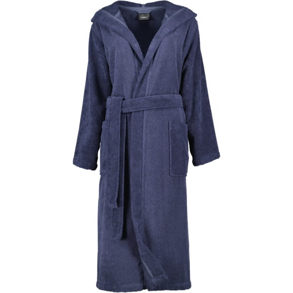 Cawö Home Damen Bademantel Kapuze 827 - Farbe: blau - 17 - XL