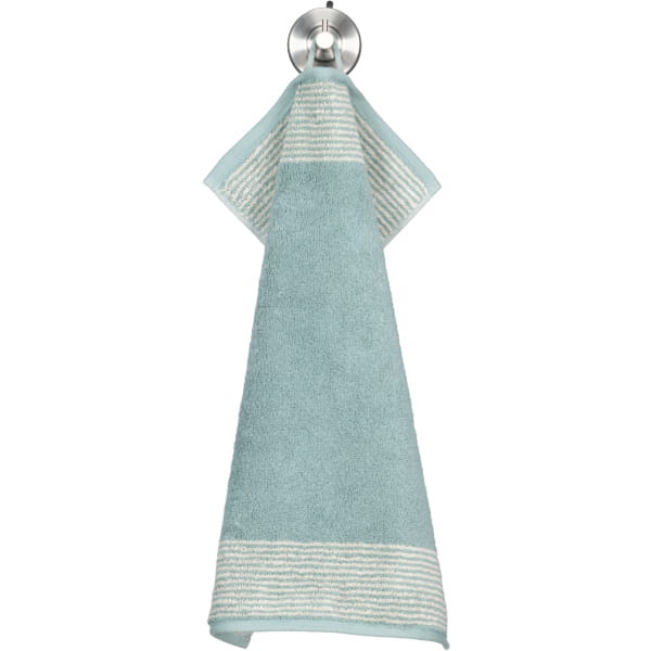 Cawö Handtücher Luxury Home Two-Tone 590 - Farbe: salbei - 43 - Gästetuch 30x50 cm