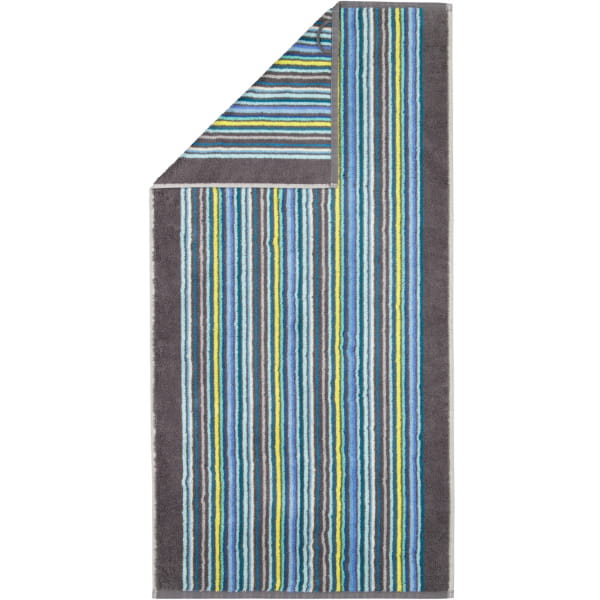 Cawö - Remake Streifen 2020 - Farbe: grün-multicolor - 16 - Duschtuch 70x140 cm