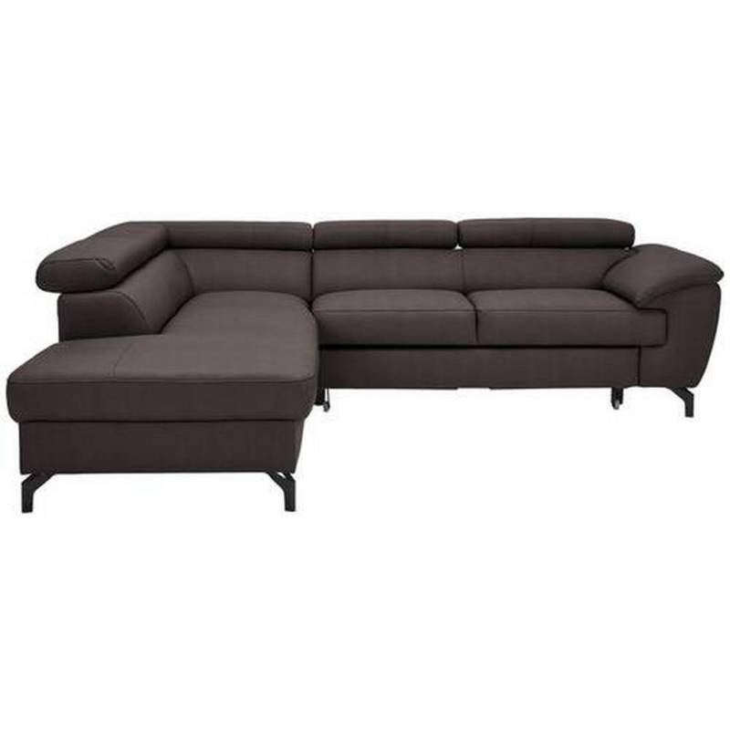 Celina Home ECKSOFA Dunkelbraun