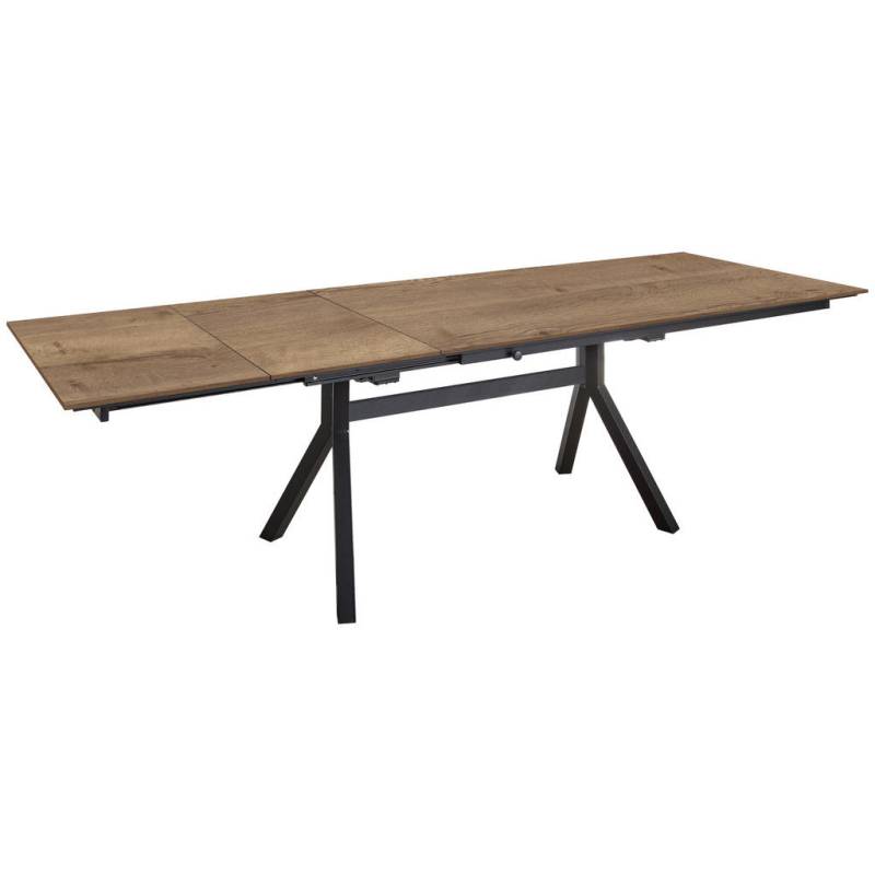 Celina Home ESSTISCH Schwarz, Eiche dunkel