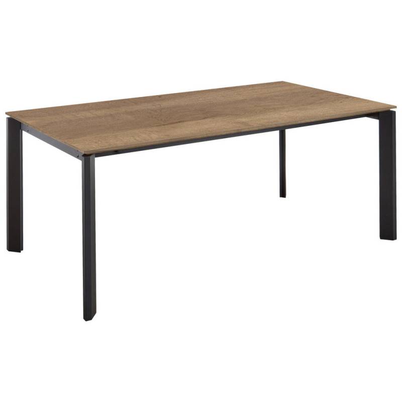 Celina Home ESSTISCH Schwarz, Eiche dunkel