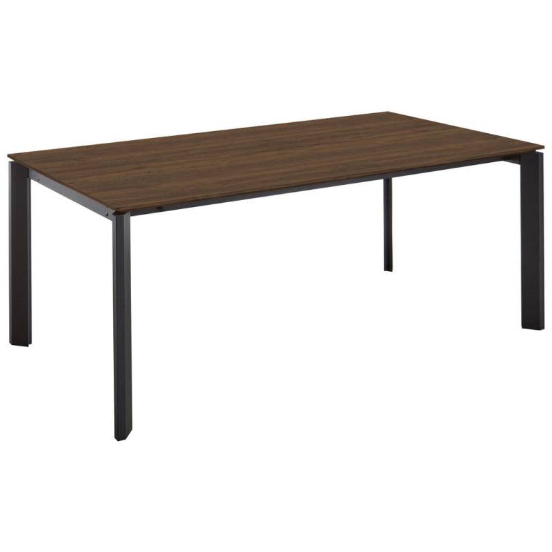 Celina Home ESSTISCH Schwarz, Nussbaum
