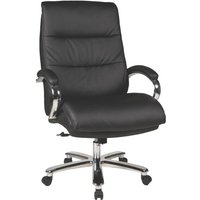 Chefsessel höhenverstellbar FEDERICO von Duo Collection Kunstleder Schwarz