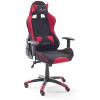 Chefsessel höhenverstellbar McRacing 1  mit Wippfunktion Schwarz / Rot
