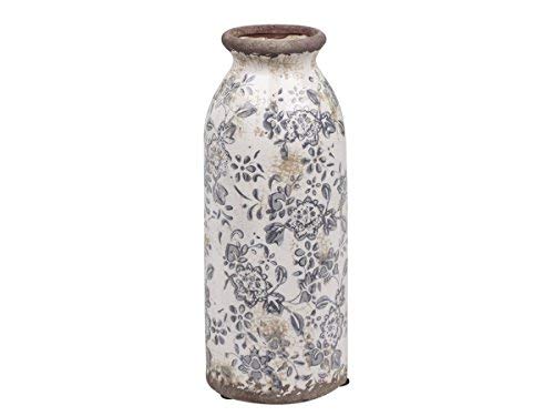 Chic Antique*Übertopf Flasche H20xØ8 cm Schale Melun Blue Vase Pflanztopf Übertopf von Chic Antique