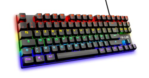 Clavier gaming mécanique the g-lab mercury - tkl switch - compatible sur pc - ps4 - ps5 - xbox one – xbox series x – xbox series s - noir von THE G-LAB