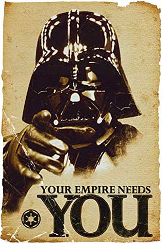 Close Up Star Wars Poster Darth Vader - Your Empire Needs You (61 cm x 91,5 cm) + Ãœ-Poster von empireposter