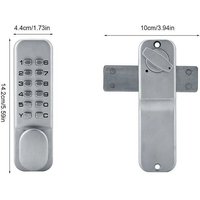 Code-Türschloss, 1–11-stelliger Code-Kombinationsnocken, Tür-Passwortschloss aus Zinklegierung, praktisches Passwort-codiertes Sicherheitsschloss für