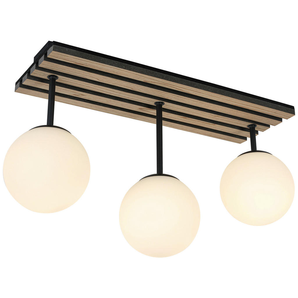 Collet's Monde HÄNGELEUCHTE Schwarz, Weiß, Eiche Collet's Monde HÄNGELEUCHTE Schwarz, Weiß, Eiche