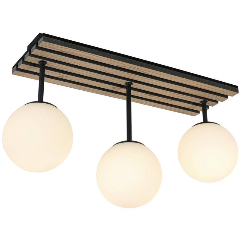 Collet's Monde HÄNGELEUCHTE Schwarz, Weiß, Eiche