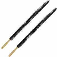 ComPDCVD 2er-Set Heizkörperbürste, Heizkörper-Reinigungsbürste, 75 cm lang und Fxib mit Holzgriff, geeignet für Heizkörper und Wäschetrockner