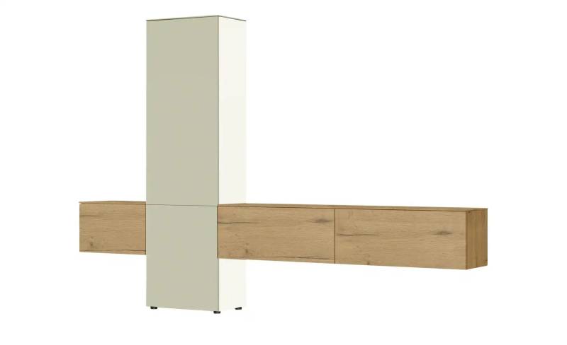 Content Wohnwand  Style ¦ grün ¦ Maße (cm): B: 301 H: 205 T: 38.0 Kommoden & Sideboards > Wohnwände - Möbel Kraft