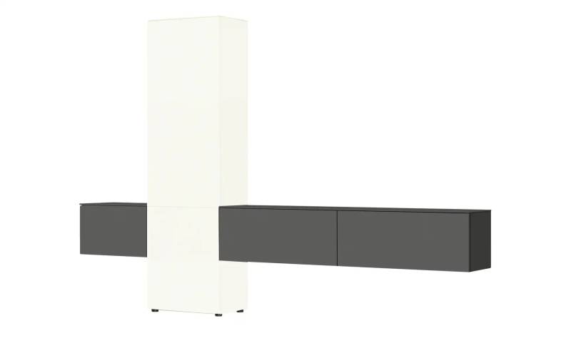 Content Wohnwand  Style ¦ weiß ¦ Maße (cm): B: 301 H: 205 T: 38.0 Kommoden & Sideboards > Wohnwände - Möbel Kraft