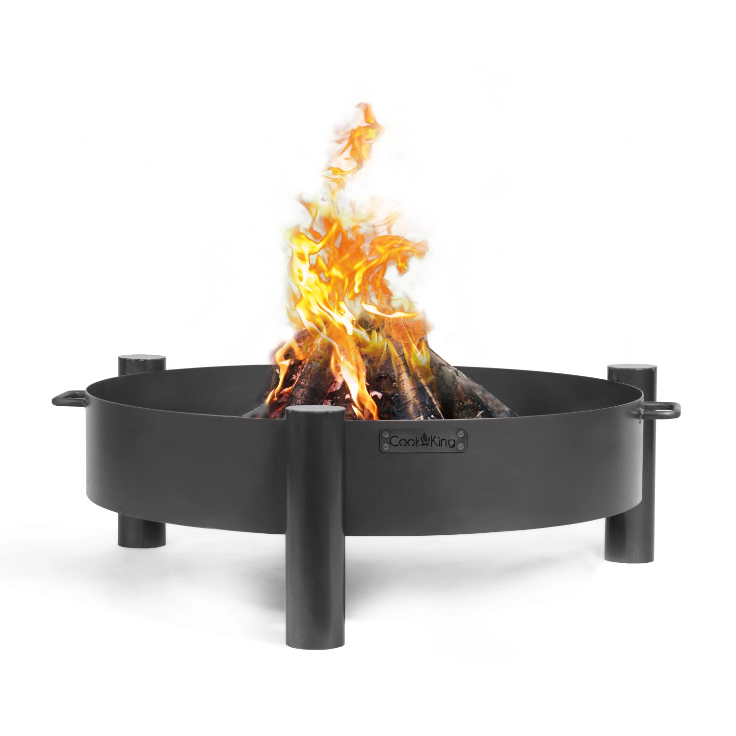 CookKing Feuerschale Stahl Haiti Ø 68 cm x 30 cm Schwarz von CookKing