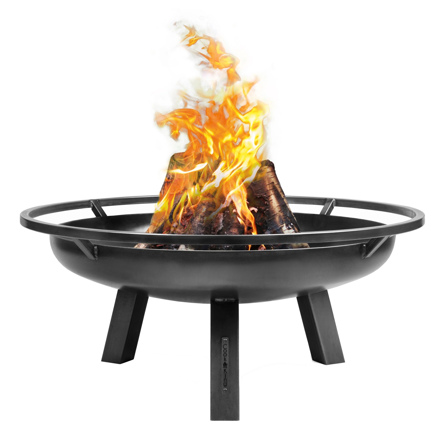 CookKing Feuerschale Stahl Porto Ø 60 cm x 39 cm Schwarz von CookKing