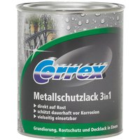 Correx Metallschutzlack anthrazit glänzend ca. 0,75 l von Correx