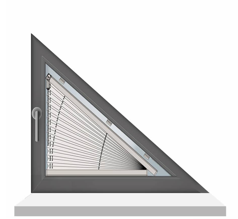Cosiflor® SR1, SR2, SD2, FDSlope 3 | Dreieck Rundbogen Sonderformplissees nach Maß