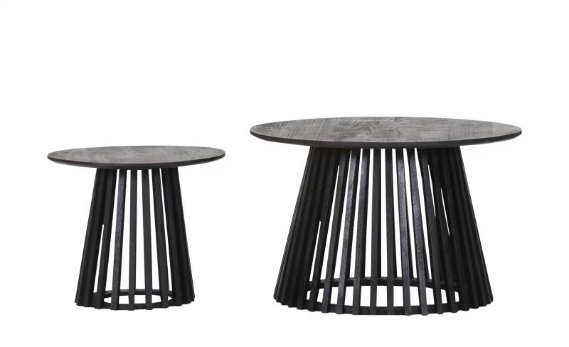 Couchtisch 2er Set  Cage ¦ schwarz Tische > Couchtische > Couchtische rund - Höffner