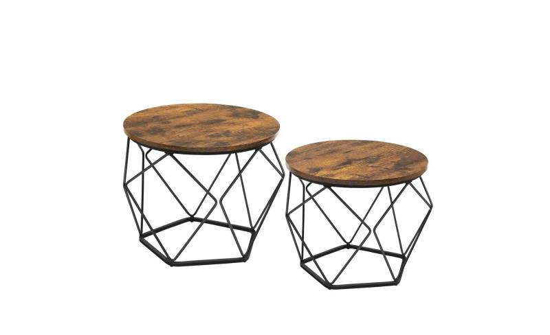 Couchtisch 2er-Set  Vignole ¦ braun ¦ Maße (cm): B: 60 H: 45 Tische > Couchtische > Couchtische rund - Höffner