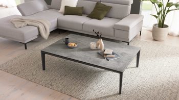 Couchtisch 6222 in Keramik silver