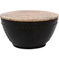 Couchtisch BOWL natur schwarz von byLIVING