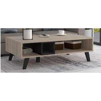 Couchtisch CAREA von Forte Camano Pflaume / Schwarz matt