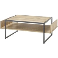Couchtisch MARLON von Stolkom Eiche massiv / Schwarz