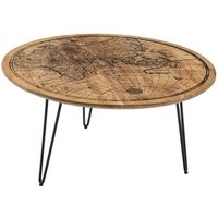Couchtisch NAPOCA von Stolkom Aufdruck Weltkarte