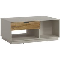 Couchtisch ROMY RMYT01 von Wojcik Kiesel grau Flagstaff Eiche PVC