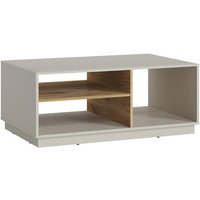 Couchtisch ROMY RMYT02 von Wojcik Kiesel grau Flagstaff Eiche PVC
