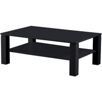 Couchtisch ca. 110x70x41 cm Schwarz Matt Lack