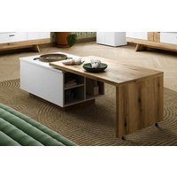 Couchtisch ca. 95x46x54 cm Coast Evoke / Weiss Hochglanz
