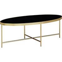 Couchtisch gold schwarz B/H/T: ca. 110x40x56 cm von Wohnling