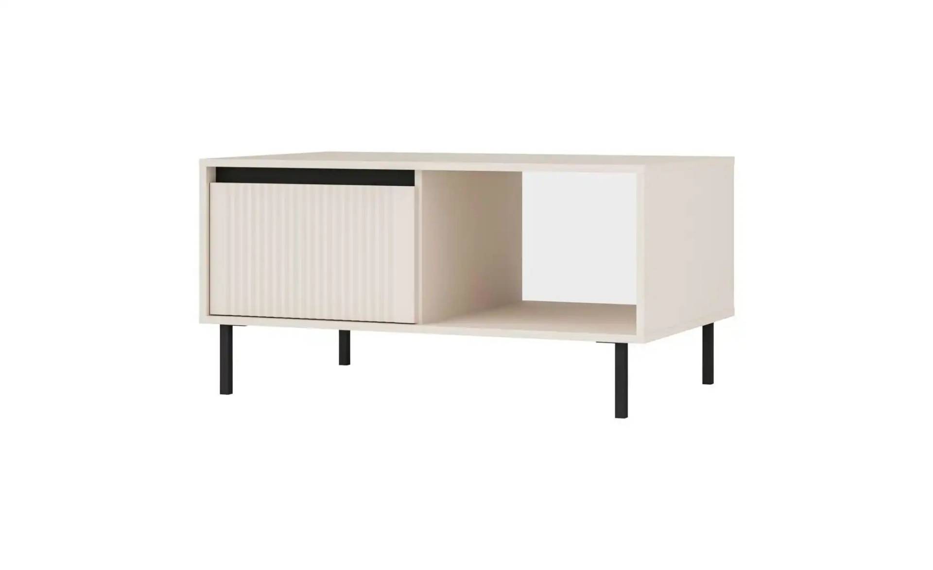 Couchtisch mit Schubladen  Osaka ¦ beige ¦ Maße (cm): B: 60 H: 50 Tische > Couchtische > Couchtische rechteckig - Höffner