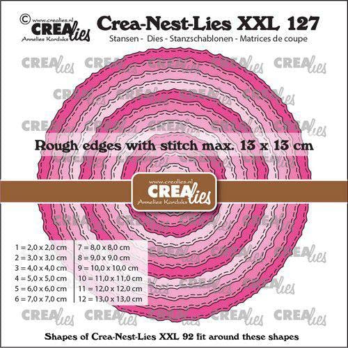Crealies Crea-nest-stanzt XXL Kreise CLNestXXL127 13x13cm
