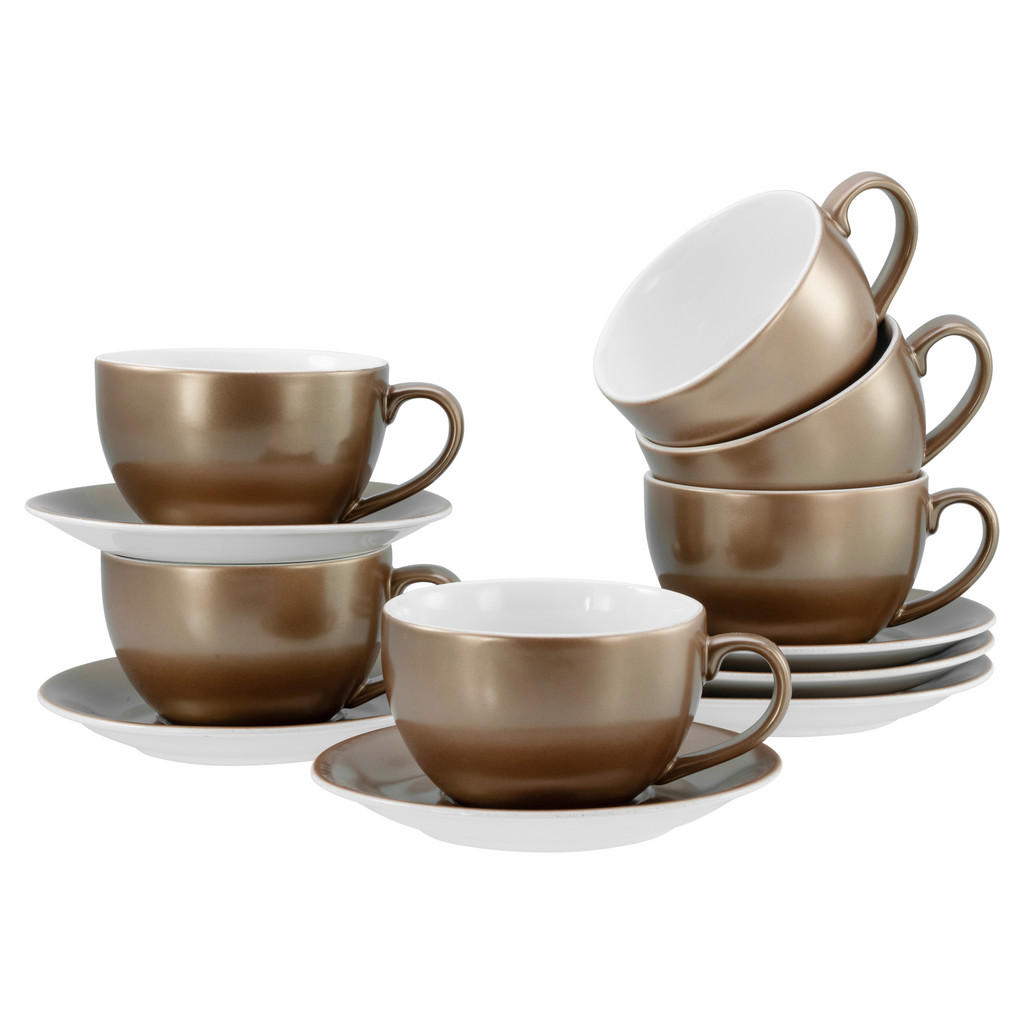 Creatable Tassenset Golden Days Weiß, Weiß, Gold, Keramik, 12-teilig, 300 ml, Kaffee & Tee, Tassen, Kaffeetassen-Sets Creatable Tassenset Golden Days Weiß, Weiß, Gold, Keramik, 12-teilig, 300 ml, Kaffee & Tee, Tassen, Kaffeetassen-Sets von Creatable