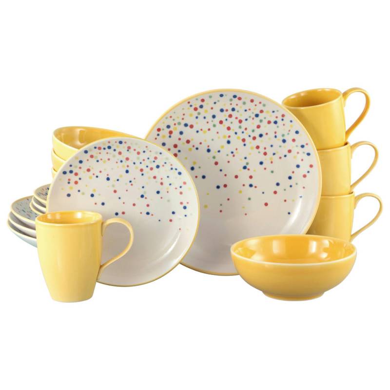 Creatable KOMBISERVICE Creme, Gelb