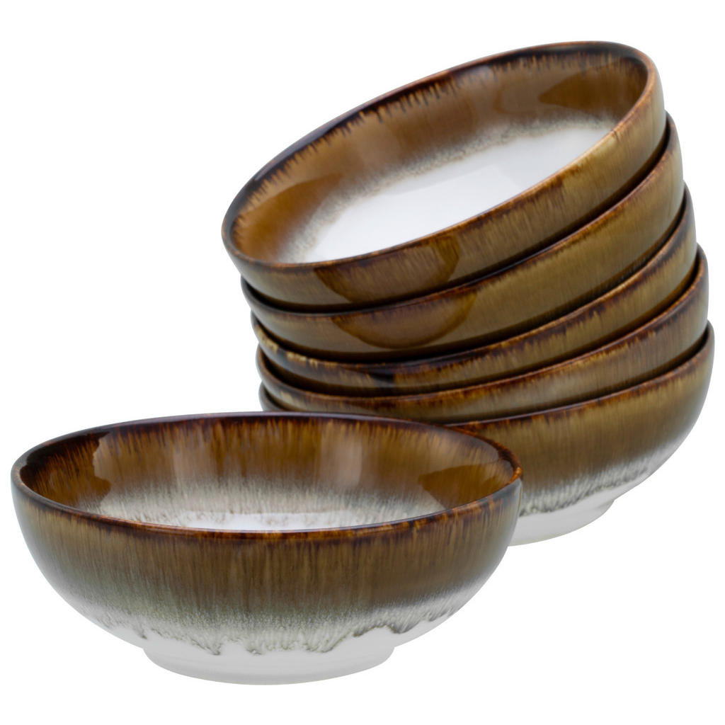 Creatable Schüsselset Cascade, Braun, Weiß, Keramik, 6-teilig, rund, lebensmittelecht, stapelbar, Essen & Trinken, Geschirr, Schalen & Schüsseln, Schüsselset Creatable Schüsselset Cascade, Braun, Weiß, Keramik, 6-teilig, rund, lebensmittelecht, stapelbar, Essen & Trinken, Geschirr, Schalen & Schüsseln, Schüsselset von Creatable
