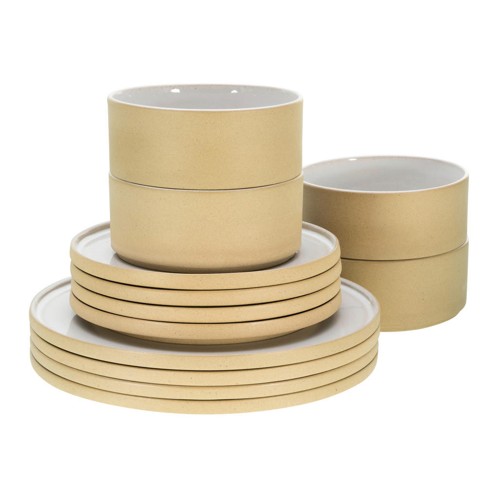 Creatable Tafelservice, Weiß, Sand, Keramik, 12-teilig, Essen & Trinken, Geschirr, Geschirr-Sets, Tafelservice Creatable Tafelservice, Weiß, Sand, Keramik, 12-teilig, Essen & Trinken, Geschirr, Geschirr-Sets, Tafelservice von Creatable
