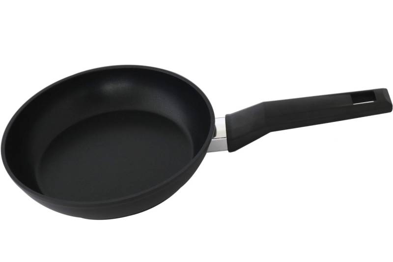 DESKI Aluminium Bratpfanne Ø 20 cm mit Bakelitgriff schwarz 2-fach Beschichtet