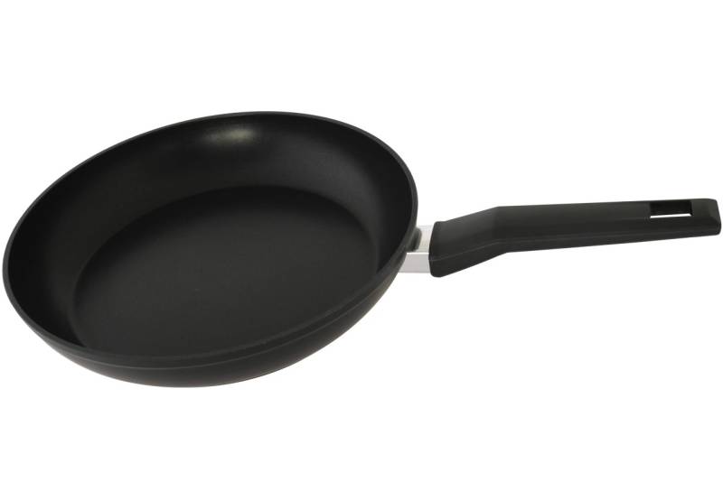 DESKI Aluminium Bratpfanne Ø 28 cm mit Bakelitgriff schwarz 2-fach Beschichtet