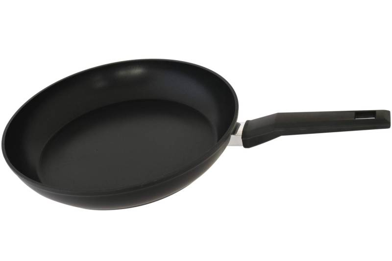 DESKI Aluminium Bratpfanne Ø 32 cm mit Bakelitgriff schwarz 2-fach Beschichtet