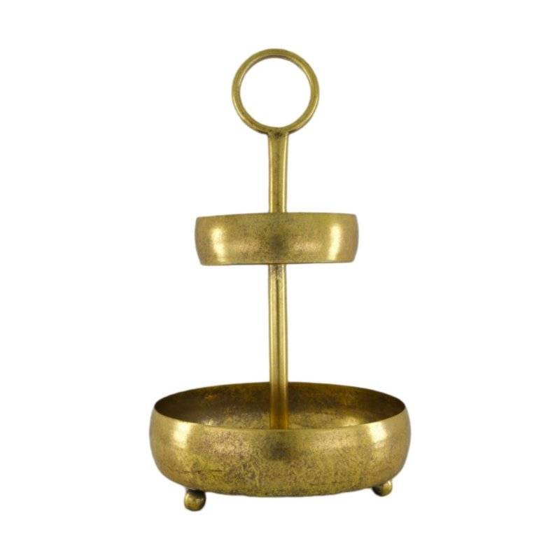 DIJK - Etagere - Metall - 37 cm - Gold