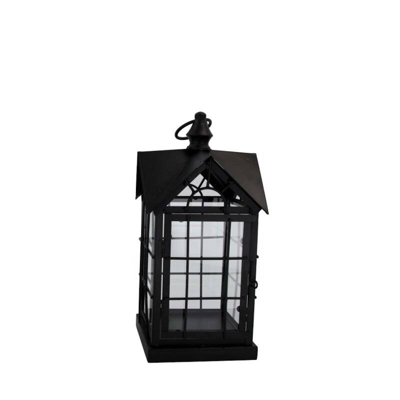 DIJK - Laterne - Metall - 16 x 16 x 35,5 cm - schwarz