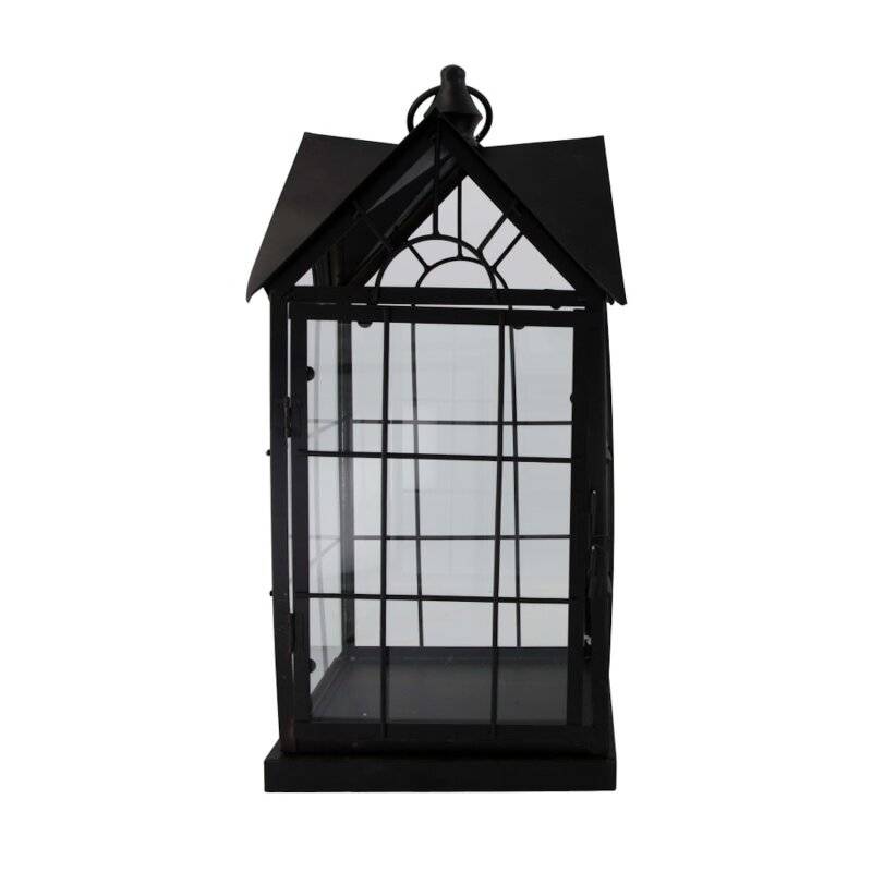DIJK - Laterne - Metall - 23 x 23 x 46 cm - schwarz