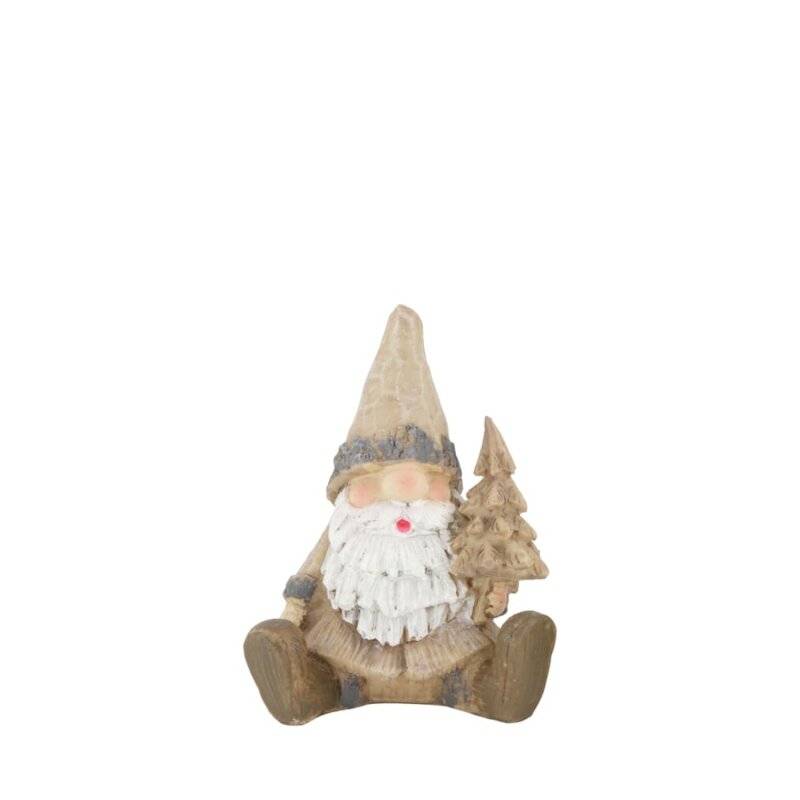 DIJK - Santafigur - Polyresin - 8 x 6 x 11 cm - mit Baum