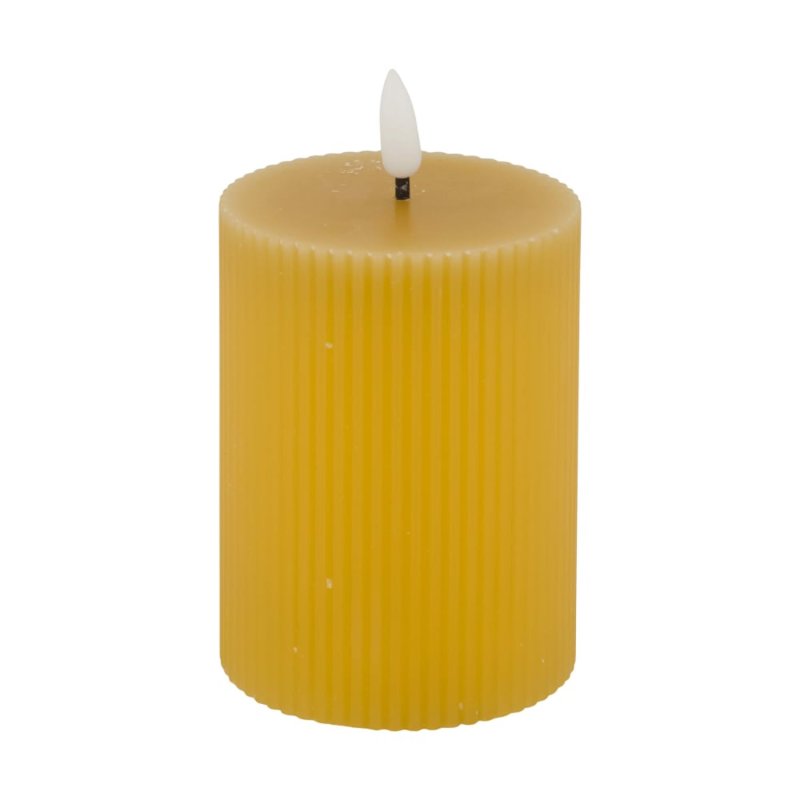 DIJK - Stumpenkerze - LED - Klein - Karamell